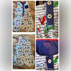 Baby Boden Colorful Vehicle Print Romper Baby Toddler Boys 18-24m